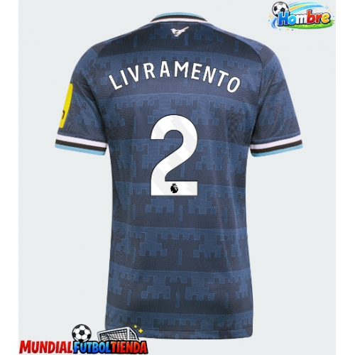 Camiseta Newcastle United Tino Livramento #2 Segunda Equipación Replica 2026-27 mangas cortas